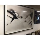 KOO STARK, A LARGE FORMAT PHOTOGRAPH, NUDE STUDY SIGNED IN THE MARGIN, IMAGE SIZE 36 X 53" FRAMED,
