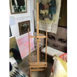A WINDSOR AND NEWTON WOODEN EASEL
