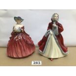 TWO ROYAL DOULTON FIGURINES GENEVIEVE HN1962 AND RACHEL HN2936