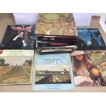 A VINTAGE COLLECTION OF VINYL RECORDS, INCLUDES MOZART, BACH, WAGNER AND MORE