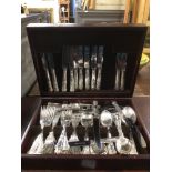 A CANTEEN OF CUTLERY BY FRANCIS GREAVES AND SONS OF SHEFFIELD