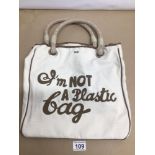 AN ANYA HINDMARCH REUSABLE SHOPPING BAG