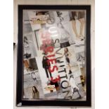 AN ORIGINAL FRAMED POSTER FOR THE LOUIS VUITTON SERIES 3 EXHIBITION LONDON 2015, 95 X 70CM