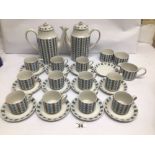 A TWENTY-EIGHT PART MIDWINTER NORDIC RETRO COFFEE SERVICE SET