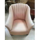 AN ART DECO ARM CHAIR