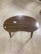 A VINTAGE KIDNEY SHAPED SIDE TABLE FROM GUILD FORM
