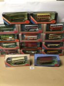 AN EXTENSIVE BOXED COLLECTION OF GILBOW EXCLUSIVE FIRST EDITIONS DIE-CAST MODELS OF DOUBLE DECKER