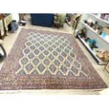 A LARGE RUG/CARPET FROM IRAN 393 X 294CM