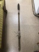 A VINTAGE THROWING HARPOON, 170CM