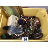 A LARGE QUANTITY OF MAINLY COSTUME JEWELLERY, SOME OF WHICH ARE VINTAGE