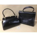 TWO VINTAGE LADIES HANDBAGS, INCLUDES ONE MARKED BALLY