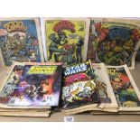 A COLLECTION OF VINTAGE ‘2000 AD’ COMIC MAGAZINES, SOME A/F,
