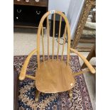 A VINTAGE ERCOL ROCKING CHAIR