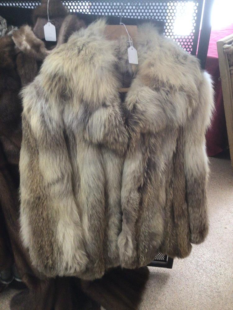 THREE VINTAGE FUR COATS WITH A FUR JACKET - Image 2 of 6