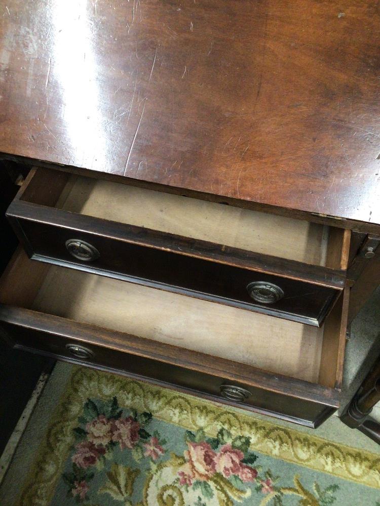 A MAHOGANY BUREAU A/F - Image 6 of 6