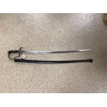 A VINTAGE REPRODUCTION OFFICERS SWORD