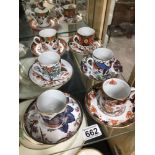 SPODE CHINA LIMITED EDITION COFFEE CUPS AND SAUCERS