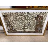 A GUSTAV KLIMT, TREE OF LIFE, 2007 PICTURE FRAMED AND GLAZED 105 X 74CM