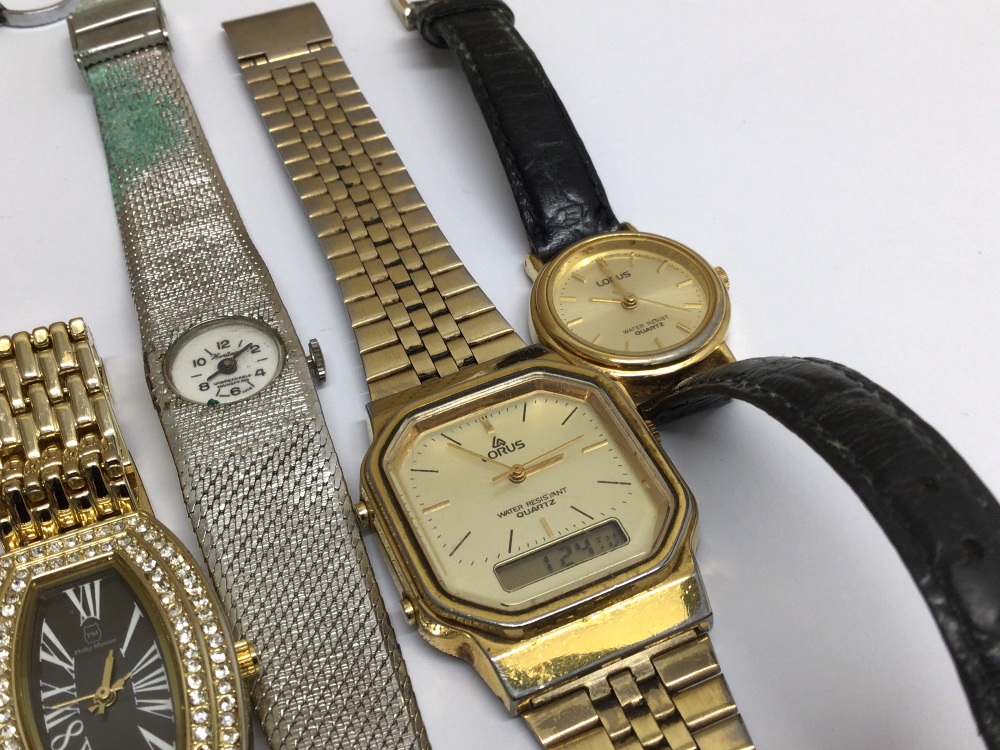 A QUANTITY OF MIXED WATCHES LADIES AND GENTLEMENS, LORUS, SEKONDA AND MORE - Image 5 of 6