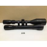 A NIKKO-STIRLING GOLD CROWN DE-LUXE HUNTING RIFLE SCOPE 4-12 X 56IMAGE MOVING WATERPROOF WITH AN