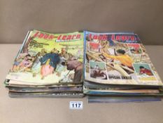 SIXTY-SEVEN LOOK AND LEARN MAGAZINES EARLY 1980S