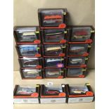 SIXTEEN BOXED DIE-CAST TOYS 1:76 SCALE BUSES/COACHES