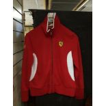 A GENUINE FERRARI JACKET ZIP FRONT SIZE MEDIUM