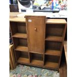 AN ART DECO CABINET WITH SHELVES, 79 X 23 X 97CM