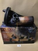 A CELESTRON COSMOS FIRST SCOPE 76 TELESCOPE IN BOX (CONTENTS UNCHECKED)