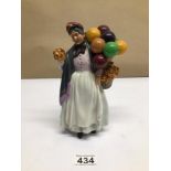 A ROYAL DOULTON FIGURINE, BIDDY PENNY FARTHING HN1843