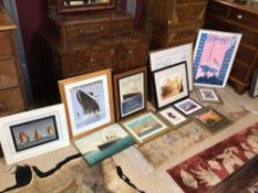 A LARGE QUANTITY OF SHIPS/BOATING PRINTS AND PHOTOGRAPHS, TITANIC CUNARD AND MORE, MOST FRAMED AND