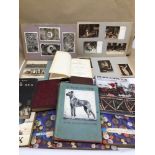 A COLLECTION OF BOOKS AND SIX ALBUMS OF POSTCARDS. INCLUDES THE THREE MIDSHIPMEN BY W.H.G