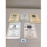 GREYHOUND RACING PROGRAMMES 1928, 1929, 1939