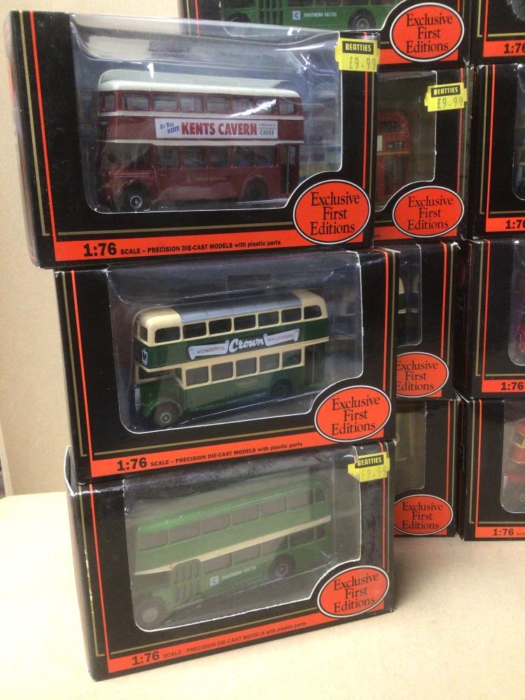 A COLLECTION OF GILBOW EXCLUSIVE FIRST EDITIONS DIE-CAST MODELS OF DOUBLE DECKER BUSES IN BOXES 1: - Image 3 of 6
