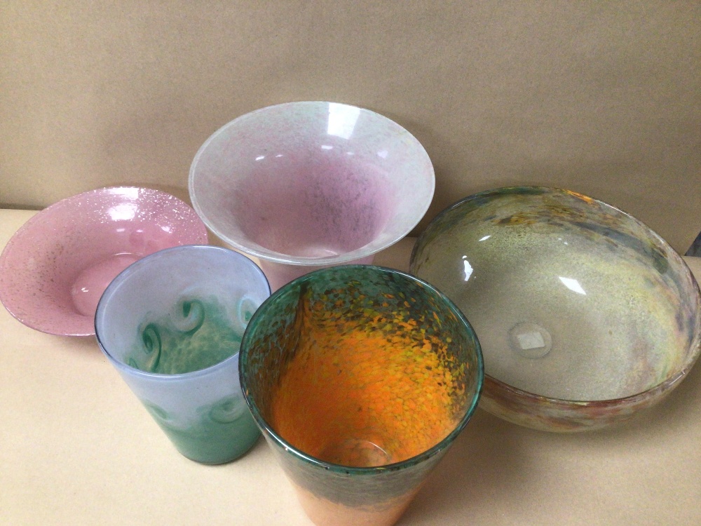 FIVE PIECES OF VASART GLASS - Image 4 of 4