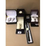 A MIX COLLECTION OF LADIES AND GENT’S WATCHES, SOME IN MATCHING BOXES, INCLUDES ACCURIST, SEKONDA
