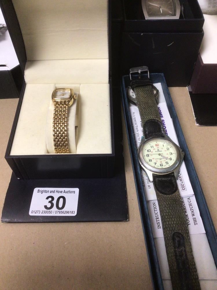 A MIX COLLECTION OF LADIES AND GENT’S WATCHES, SOME IN MATCHING BOXES, INCLUDES ACCURIST, SEKONDA - Image 2 of 7