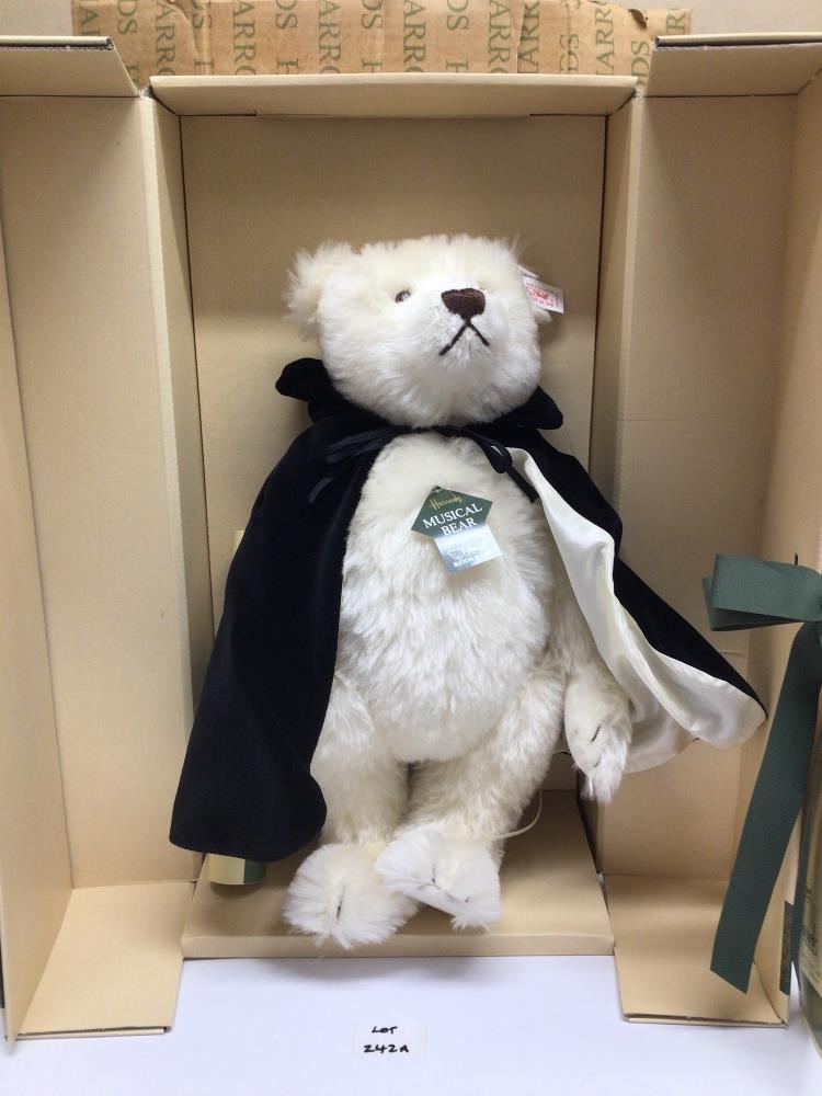 A HARRODS LIMITED EDITION OF 2,000 STEIFF EDWARDIAN OPERA BEAR IN ORIGINAL BOX (BOX IS A/F) WITH - Image 2 of 6