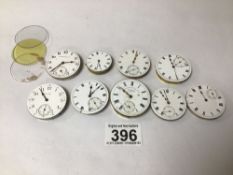A COLLECTION OF POCKET WATCH MOVEMENTS, UNTESTED