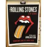 A ROLLING STONES PROMOTIONAL TOUR POSTER, 46 X 61CM