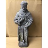 ST FRANCIS STATUE, CONCRETE, 61CM