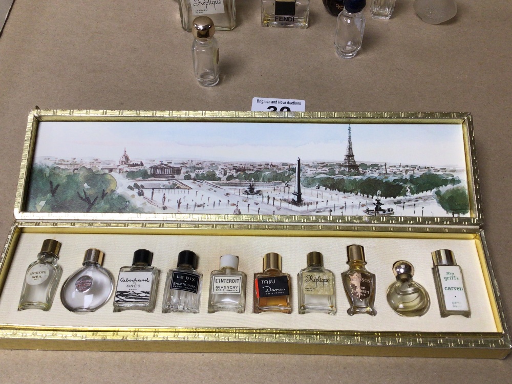 A QUANTITY OF MINIATURE PERFUME BOTTLES (EMPTY) - Image 5 of 7