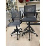 TWO HERMAN MILLER MODERNIST CHAIRS