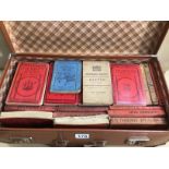 A SUITCASE OF BOOKS, WARD LOCK & CO, MAPS, GUIDE BOOKS