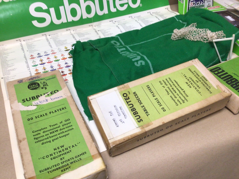 MIXED ITEMS OF SUBBUTEO, NEWCASTLE, BLACKBURN, MANCHESTER UNITED, ARSENAL, AND WEST BROM, THE 1980S - Image 2 of 6