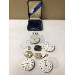 A COLLECTION OF WATCH MOVEMENTS, UNTESTED