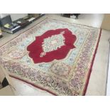 A LARGE WOOL RUG/CARPET PERSIAN, 360 X 270CM