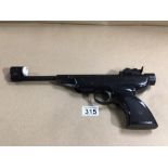 A SUSSEX ARMORY RO72 CALL 177 AIR PISTOL W/O
