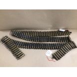 TWO BRITISH ARMY 65 ROUND MACHINE GUN BELTS 1970'S/0'S