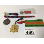 A COIN, MEDALS & RIBBONS